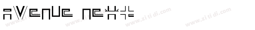 Avenue Next字体转换